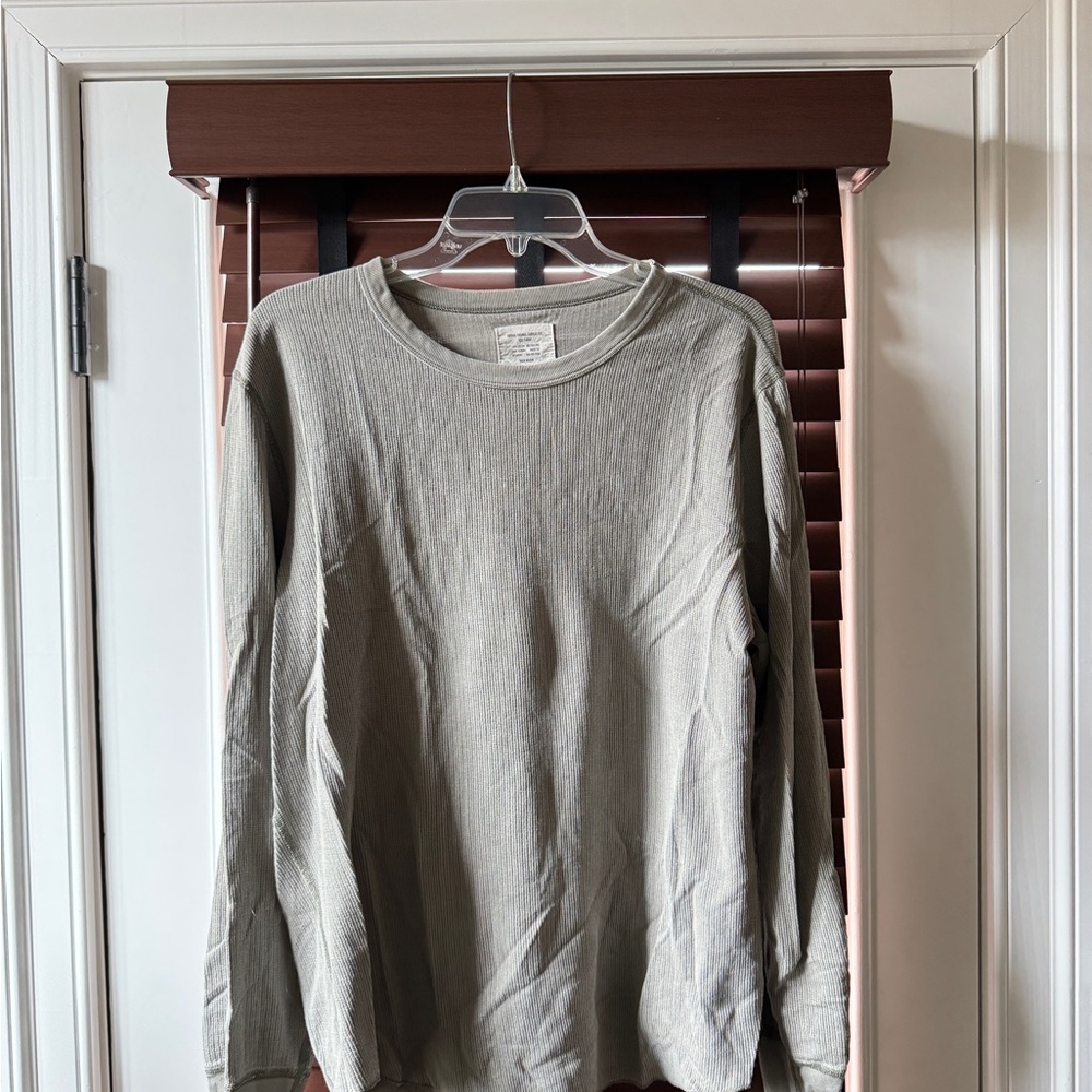 Buck Mason Long Sleeve Waffle Shirt